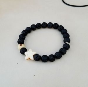 Lava Stone Bead Bracelet